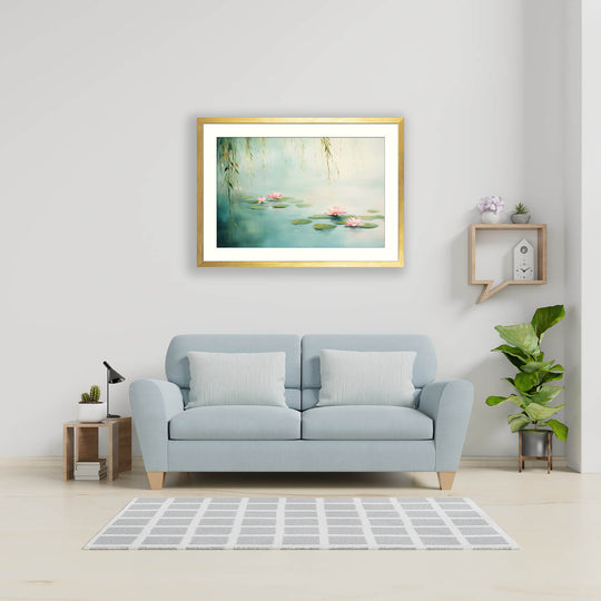Japanese Water Lily Print