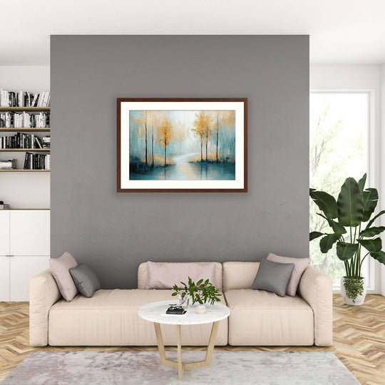 Forest Lake Landscape Print