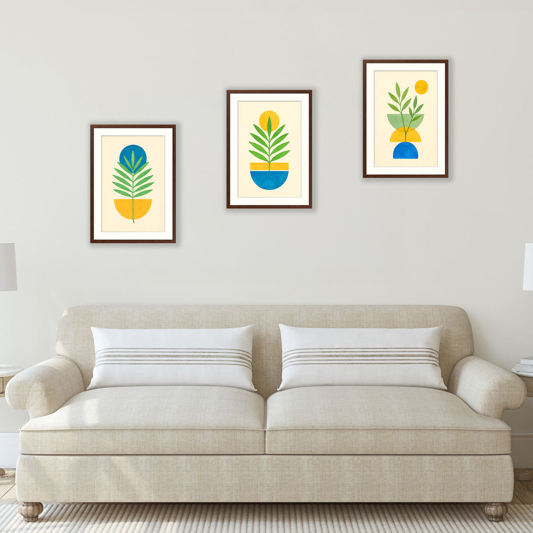 Abstract Botanical Japanese Art