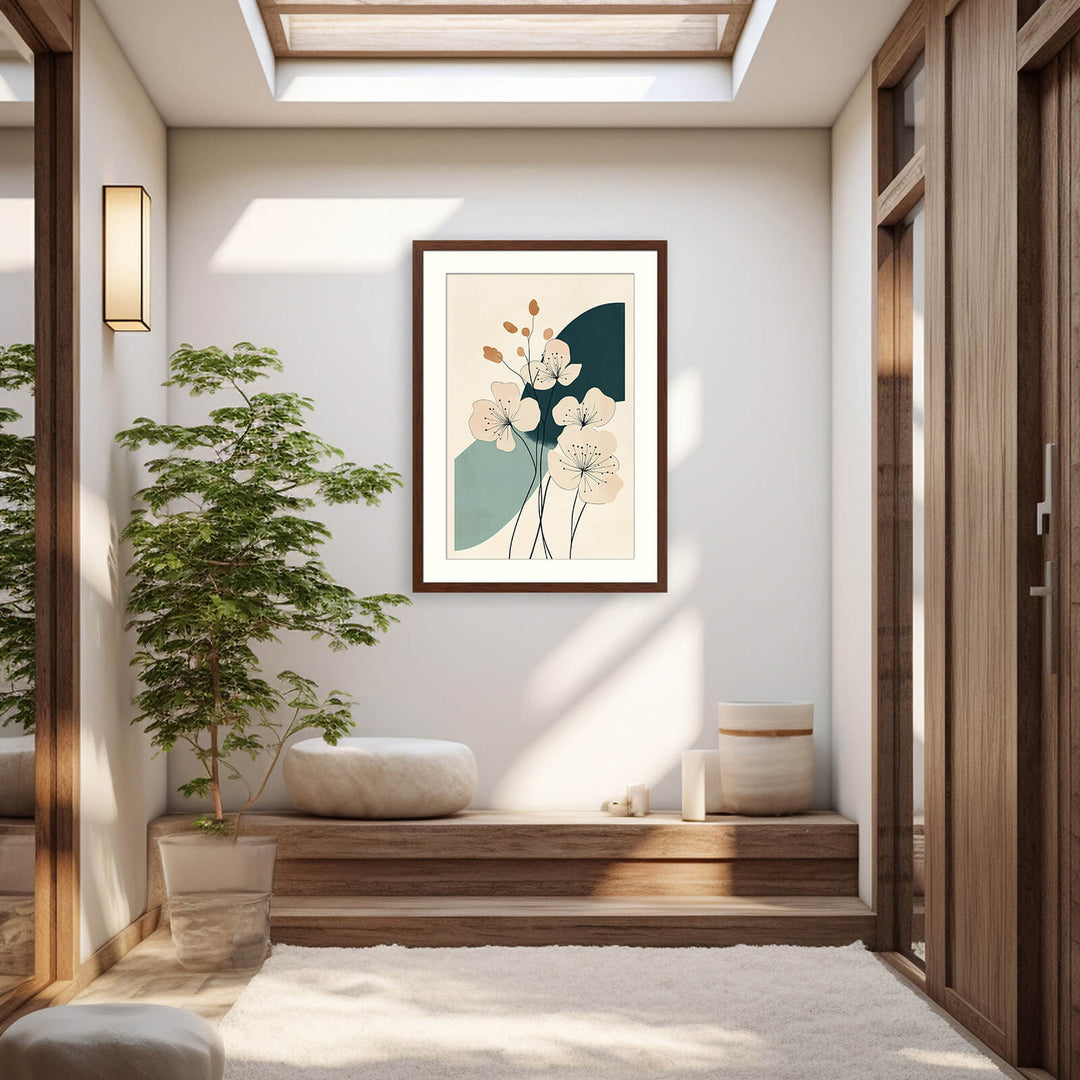 Japandi Elegant Flower