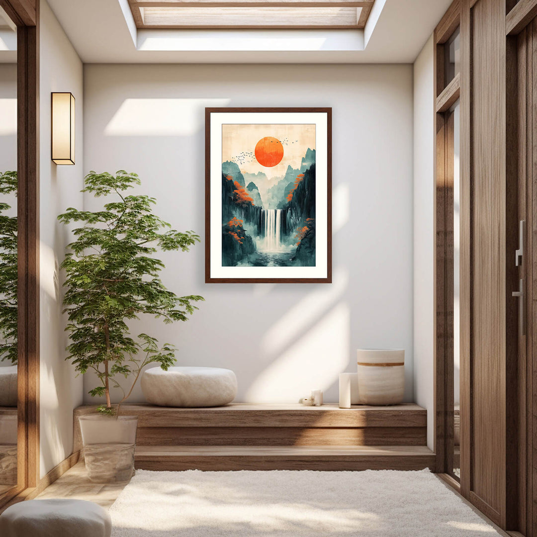 Japanese Landscape Wall Art Print