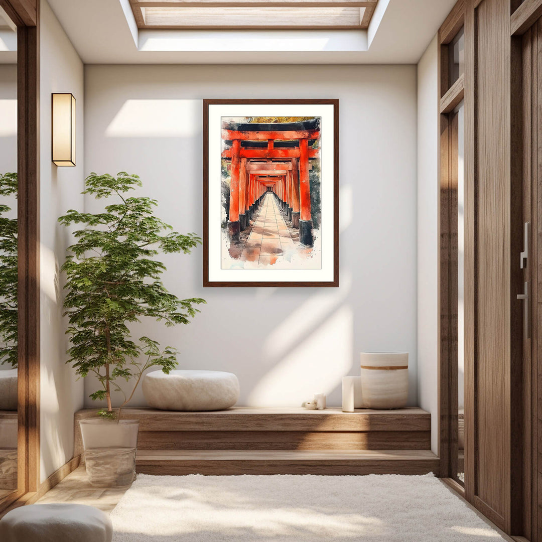 Japanese Torii Gate Wall Art Print