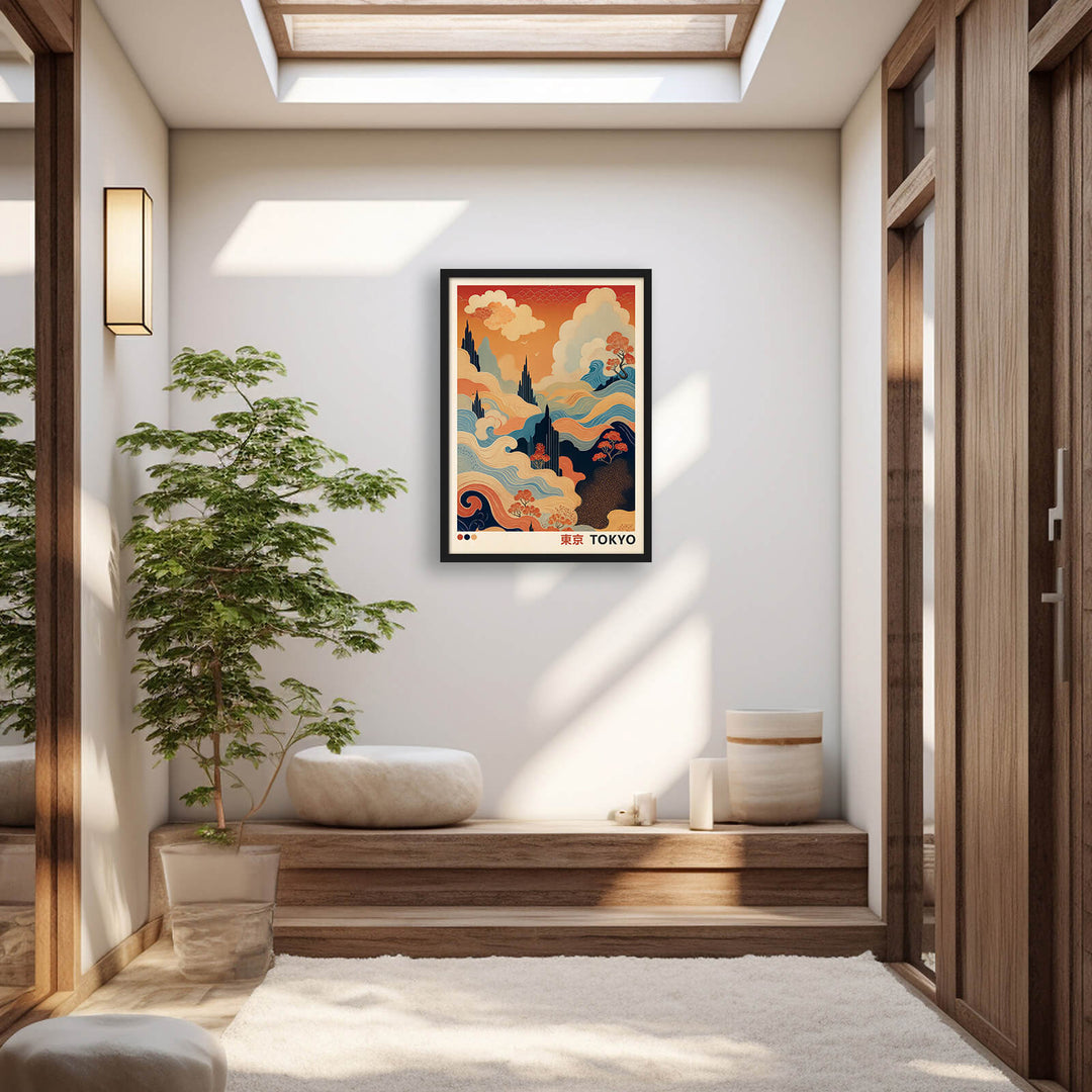 Abstract Japanese Landscape