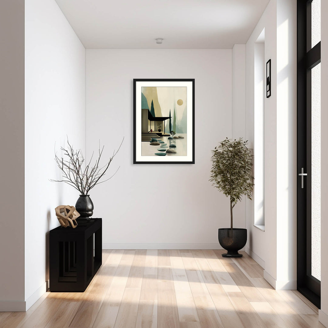 Japanese Home with Garden