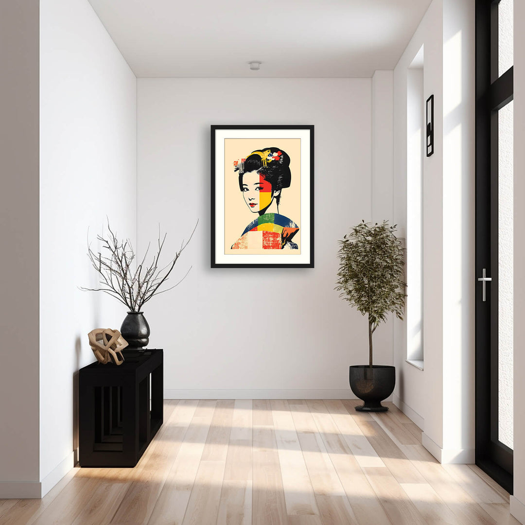 Stylised Geisha Portrait