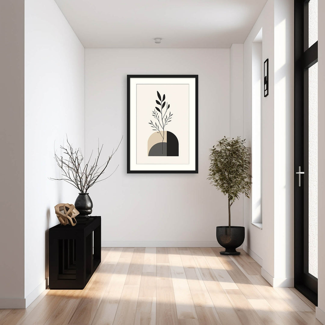 Japandi Botanical Print