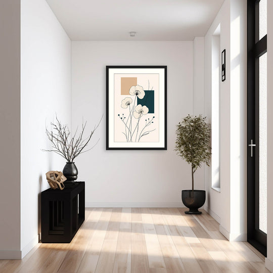 Minimalist Floral Line Art