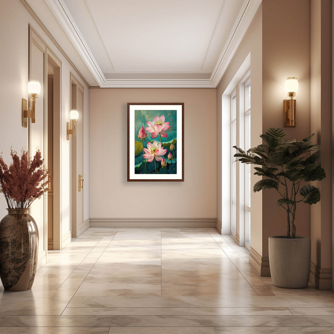 Botanical Water Lily Art