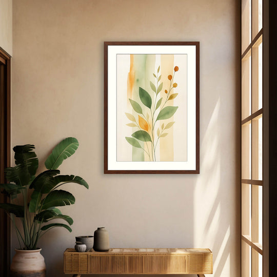 Watercolor Leaf Print