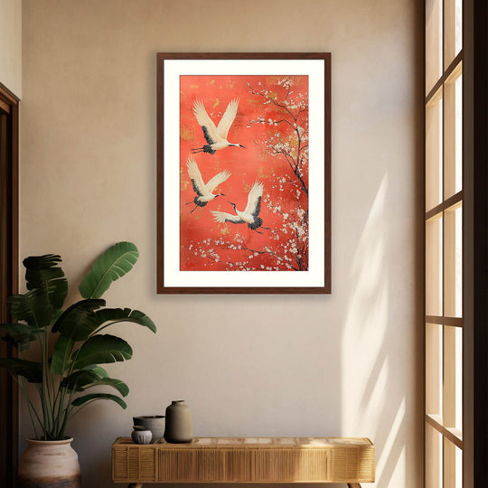 Japanese Crane Wall Art