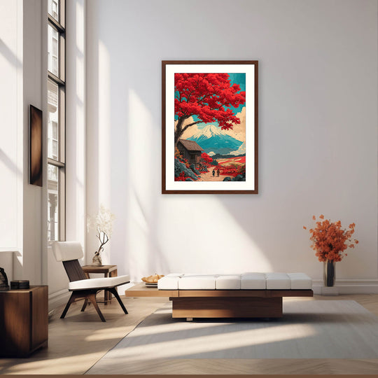 Japanese Autumn Landscape Print