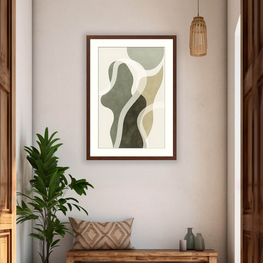 Japandi Style Minimalist Print