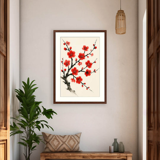 Sumi‑e Blossom Print