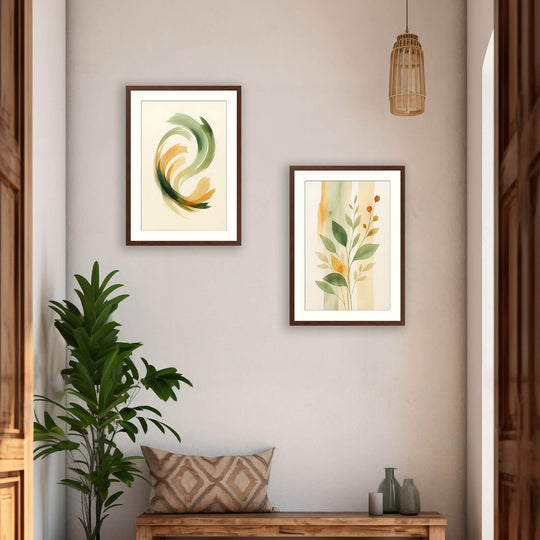 Watercolor Leaf Print
