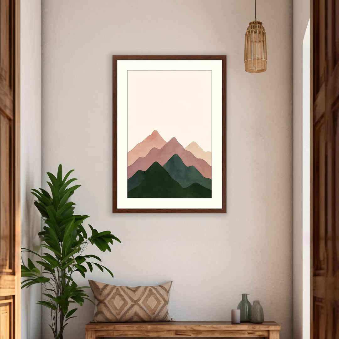 Neutral Mountain Decor