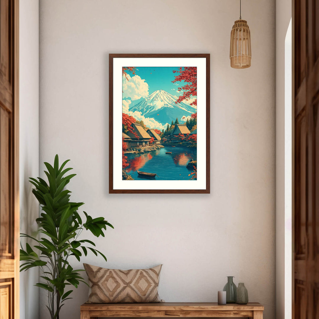 Japanese Lake Print