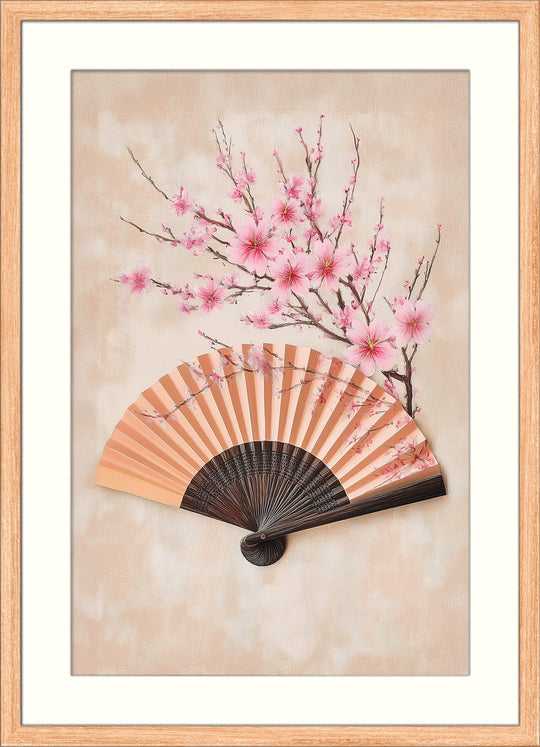Japanese Fan Wall Art Print