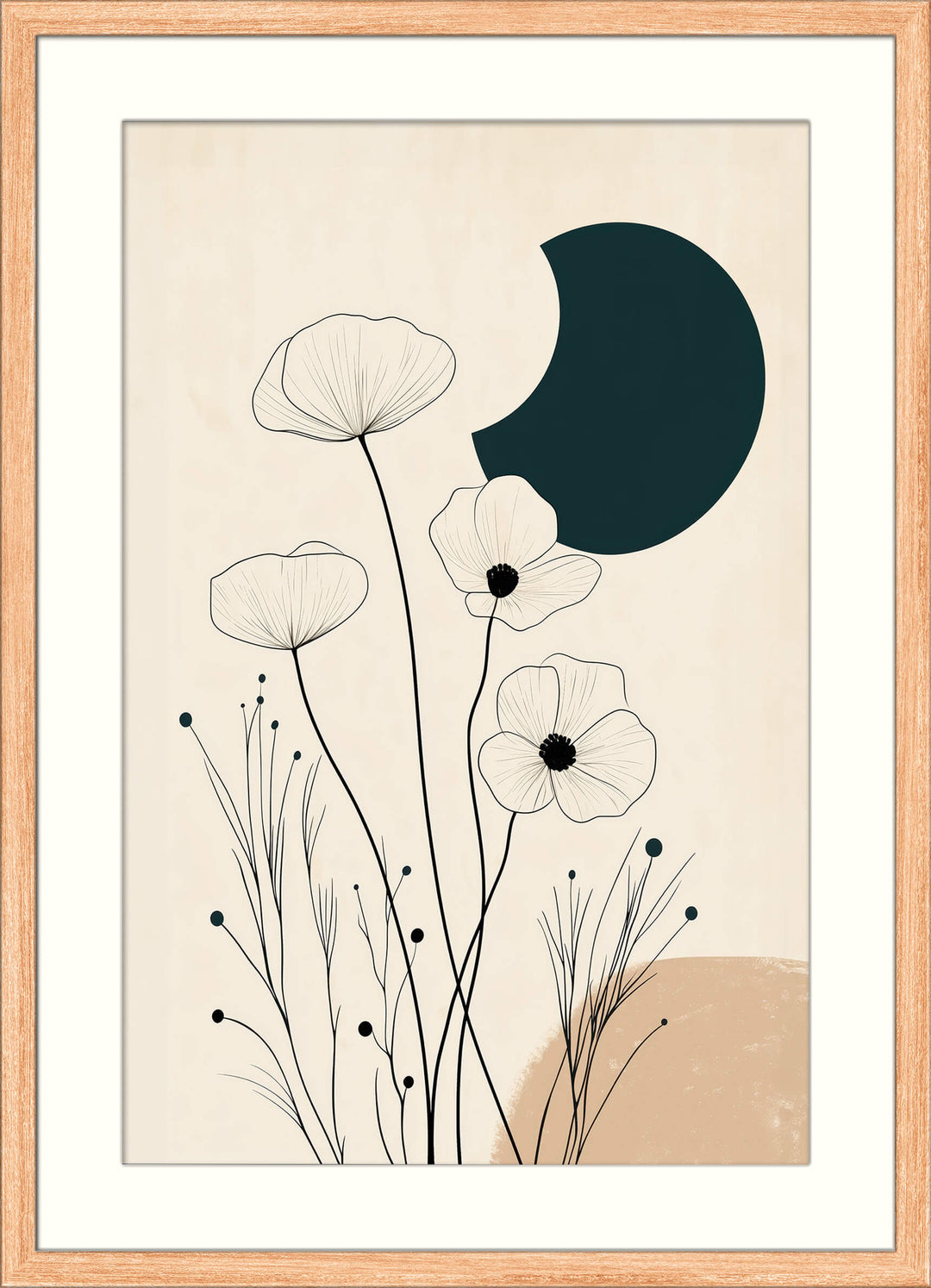 Neutral Japandi Flowers