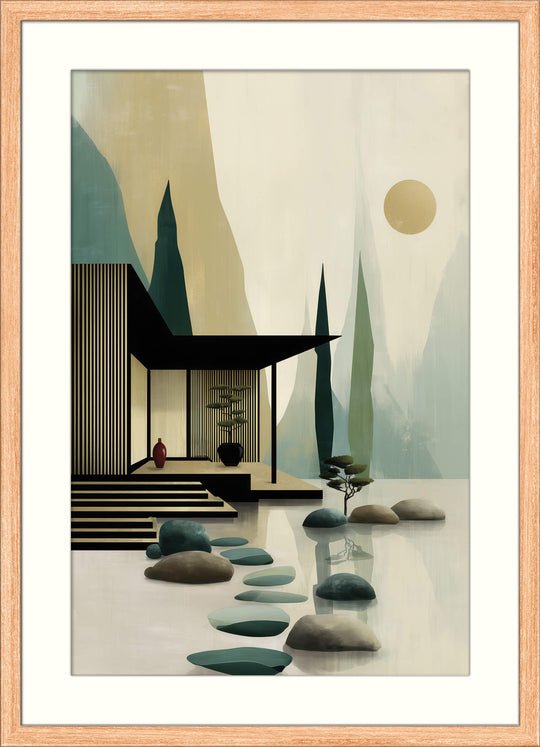 Japanese Home with Garden