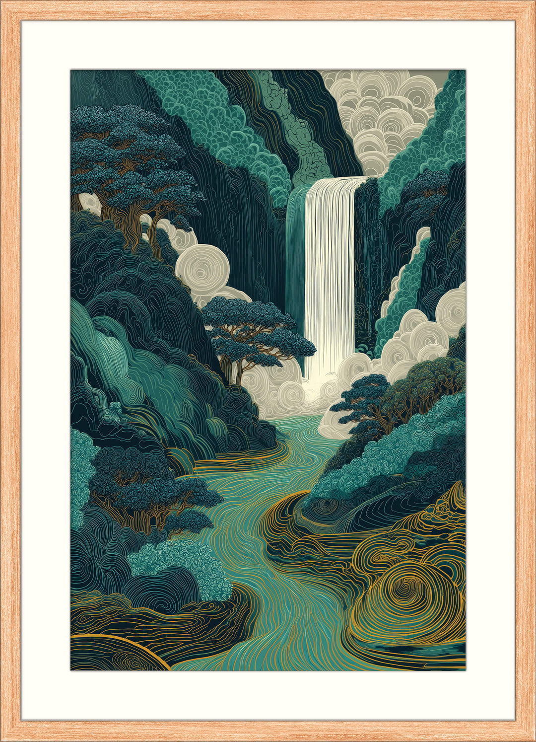 River Waterfall