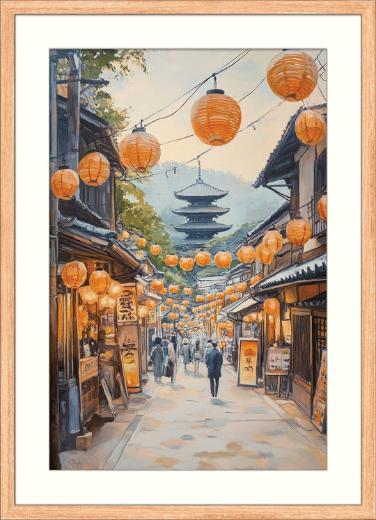 Pagoda Path with Lanterns
