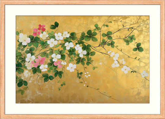 White & Pink Blossoms