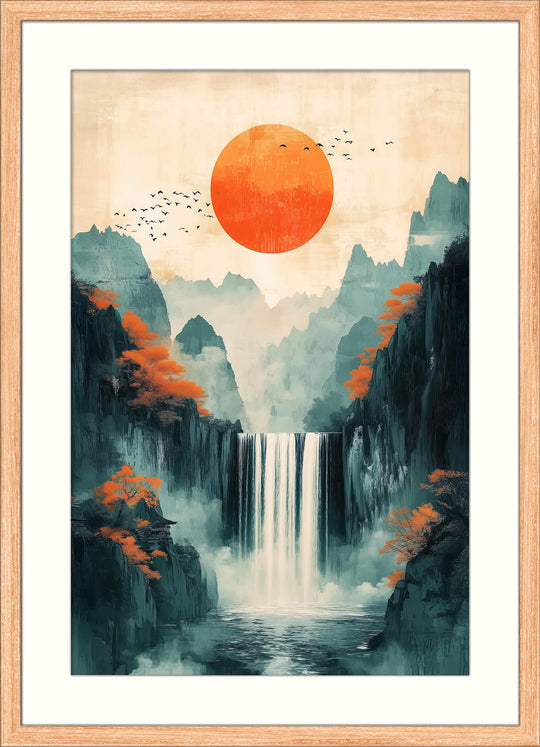 Japanese Landscape Wall Art Print