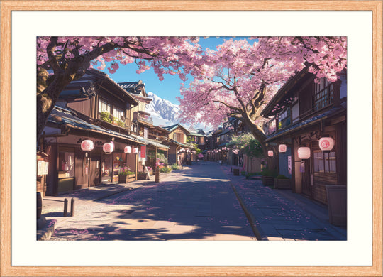 Sakura Street Wall Art