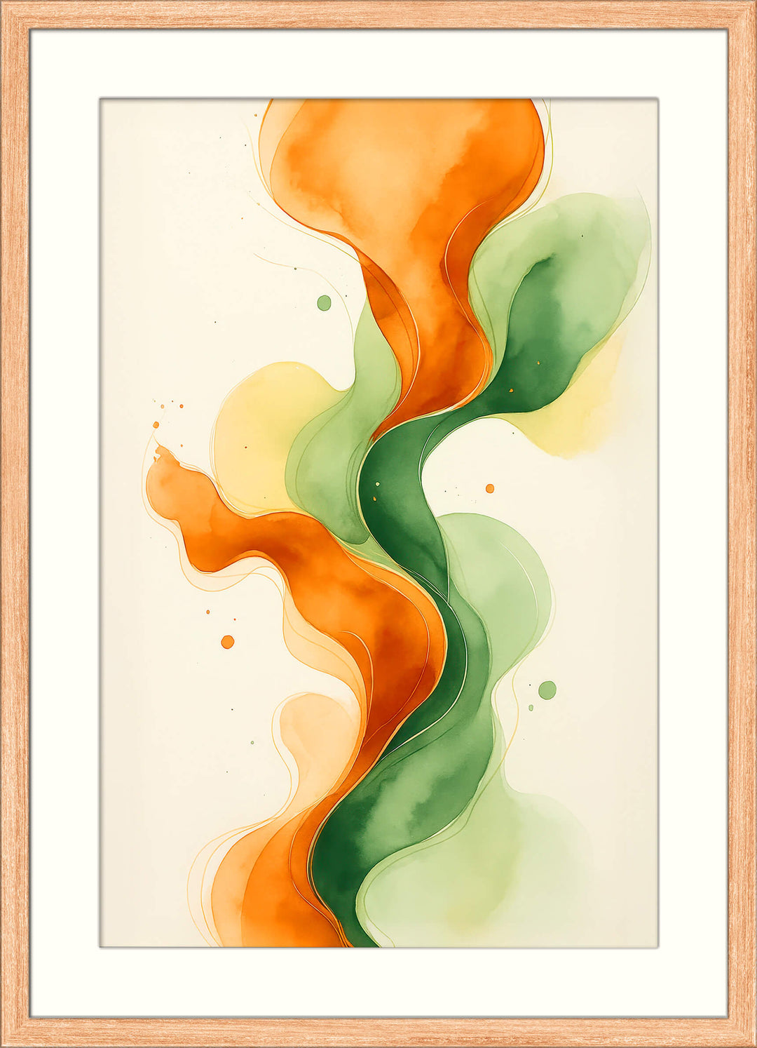 Abstract Watercolor Wall Art