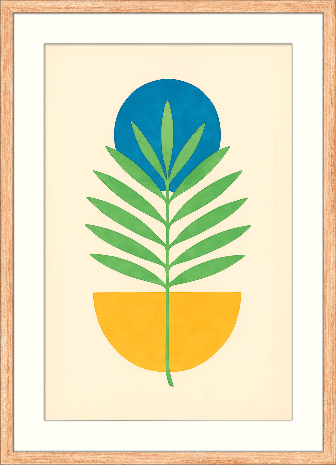 Abstract Botanical Japanese Art