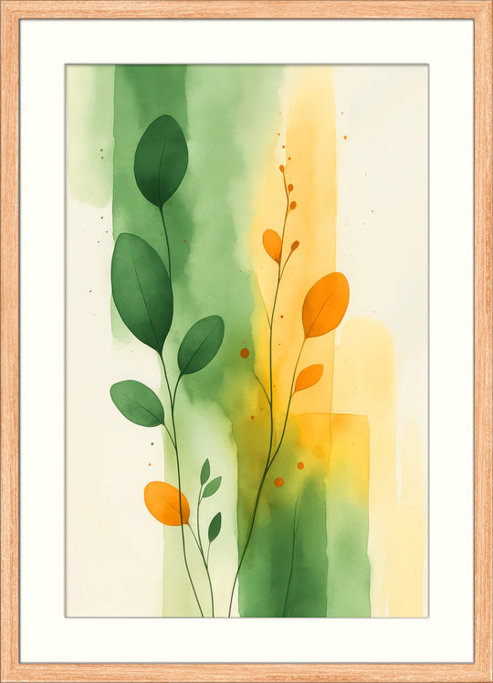 Green Botanical Wall Art