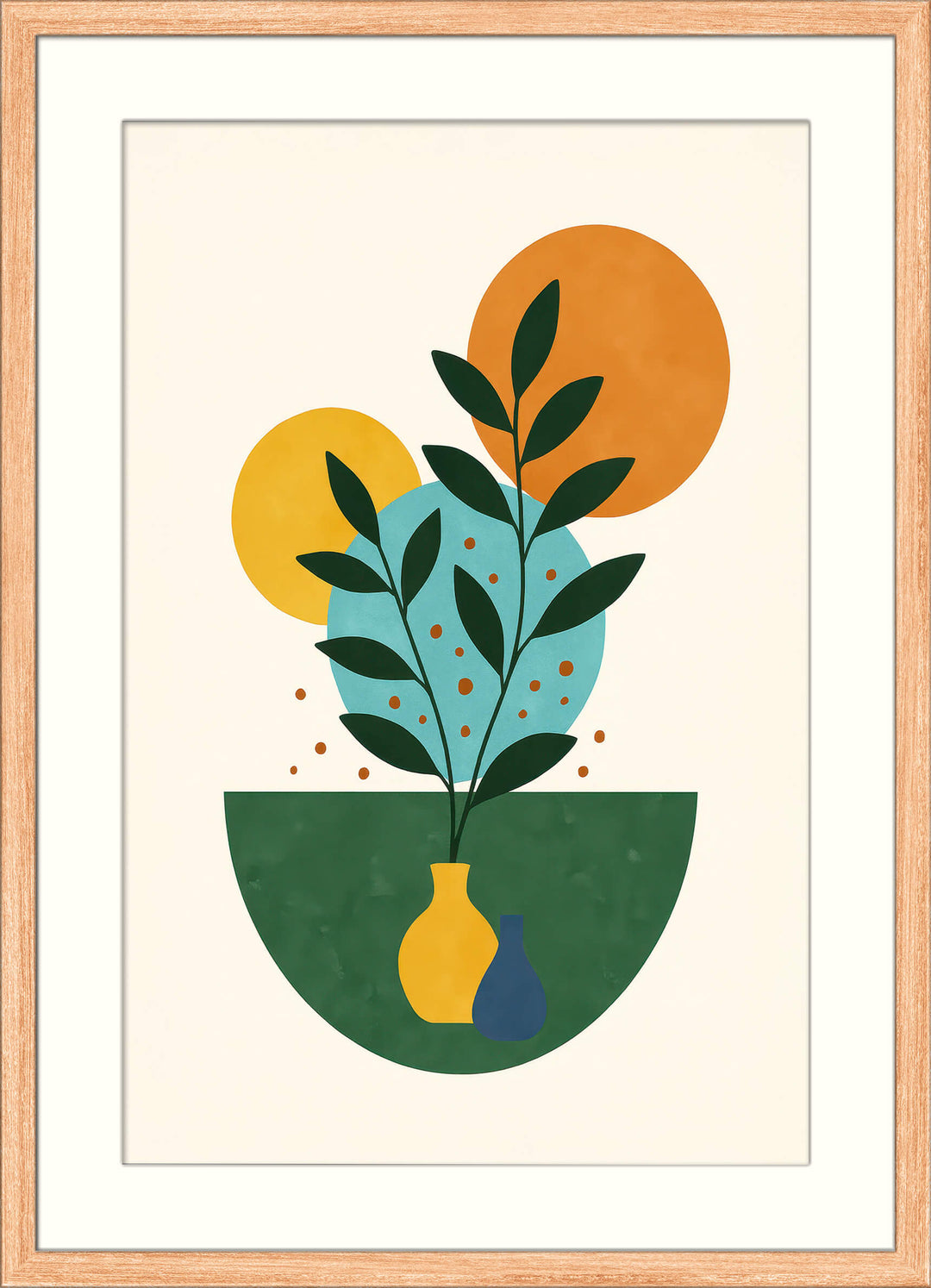 Abstract Plant Poster