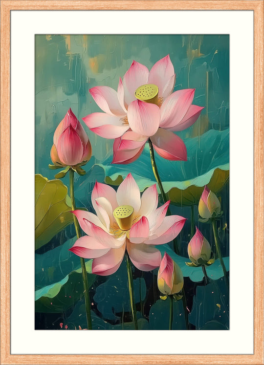 Botanical Water Lily Art
