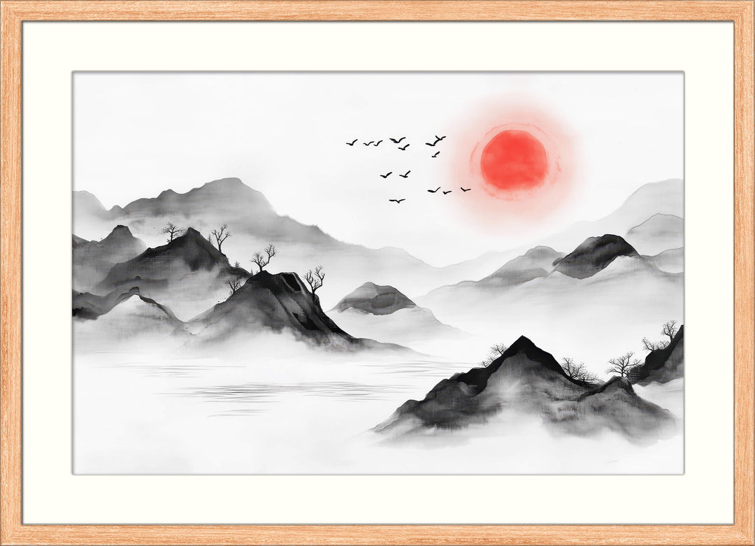 Sunrise Mountain Landscape