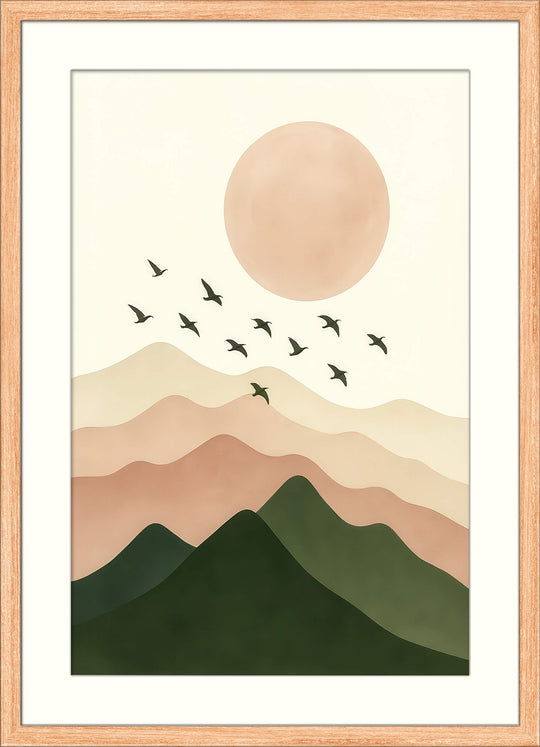 Minimalist Mountain Wall Art