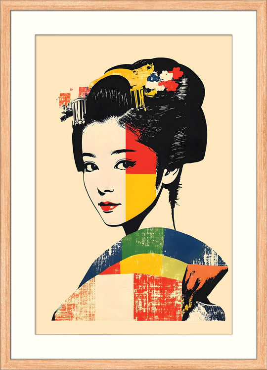 Stylised Geisha Portrait
