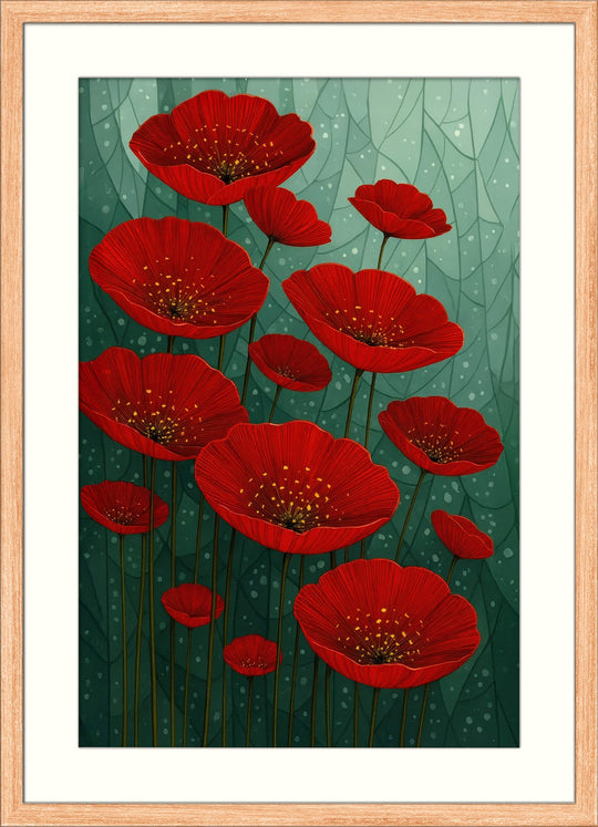 Japanese Poppy Wall Art