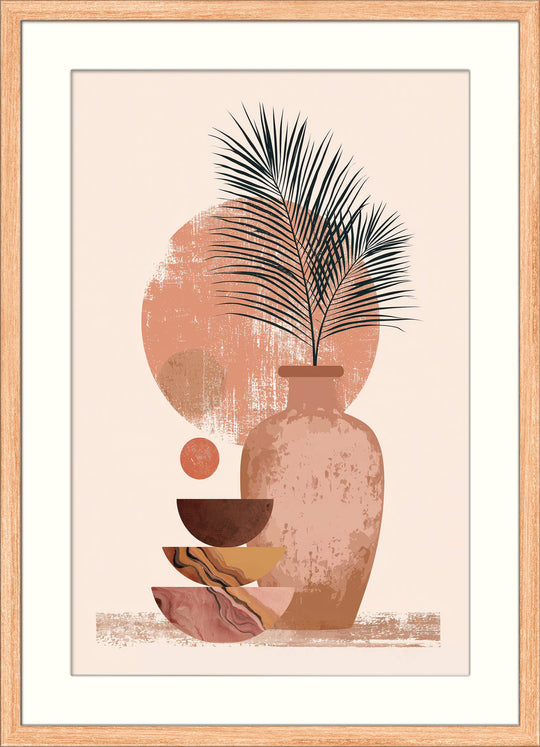 Vase and Palm