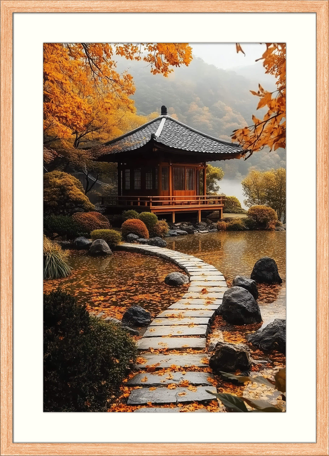Japanese Temple Wall Art