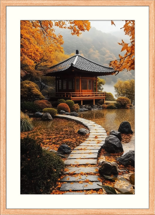 Japanese Temple Wall Art