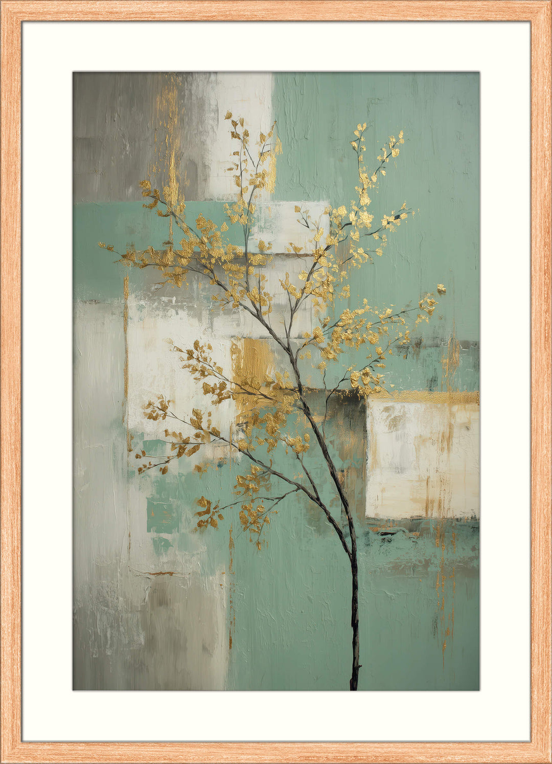 Golden Abstract Tree