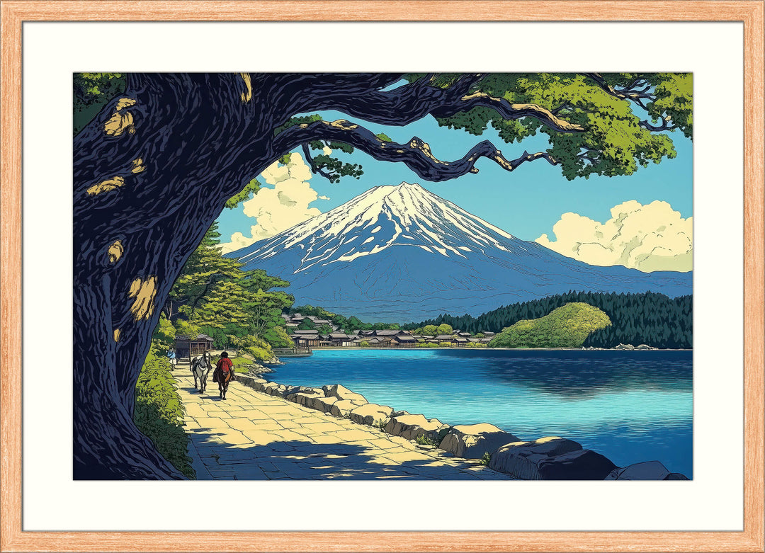 Japanese Landscape Wall Art Print