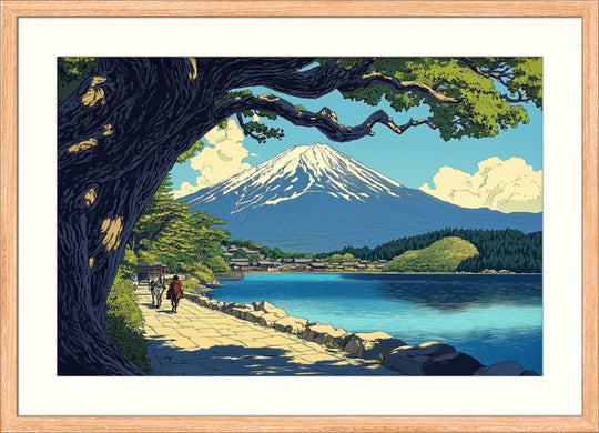 Japanese Landscape Wall Art Print