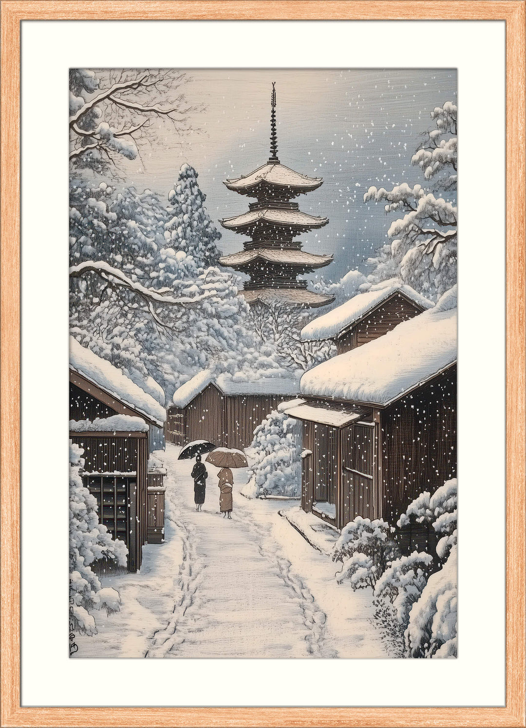 Pagoda Snowfall