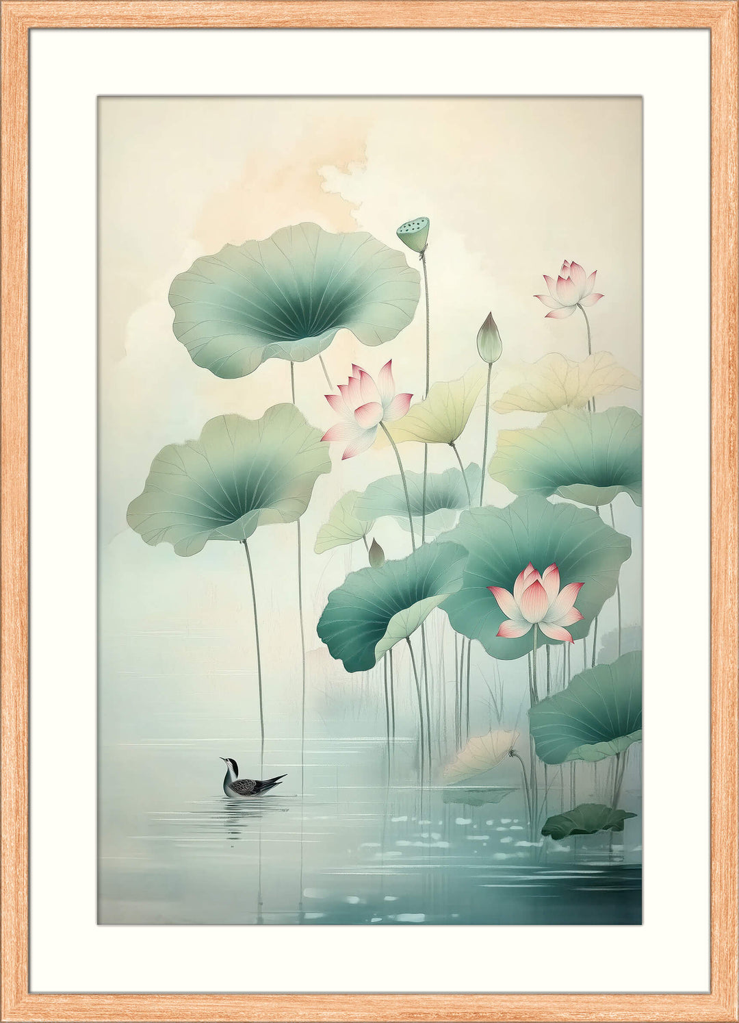 Lotus Flower Wall Art