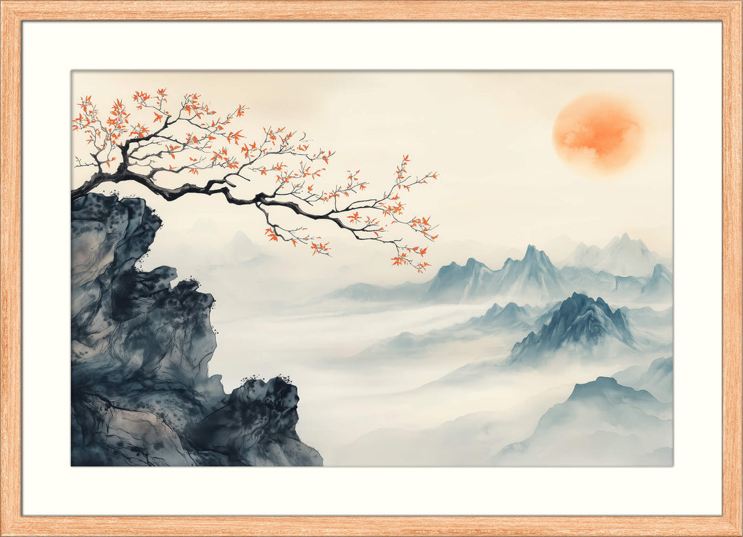 Misty Mountain Landscape
