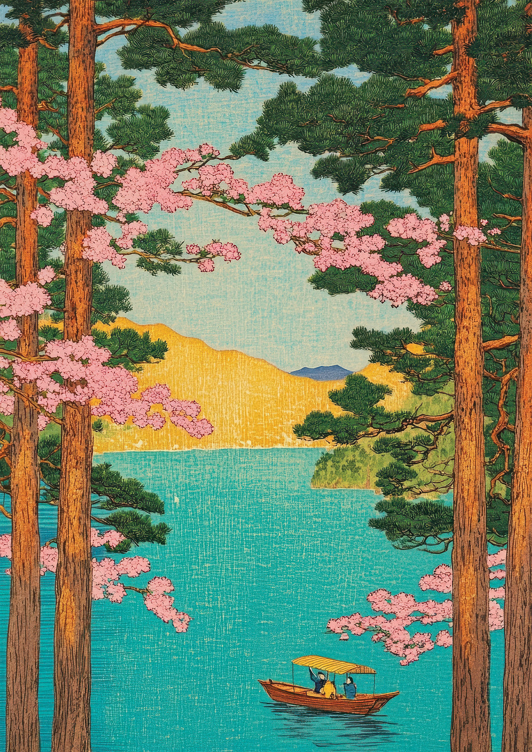 Blossoms Over the Lake