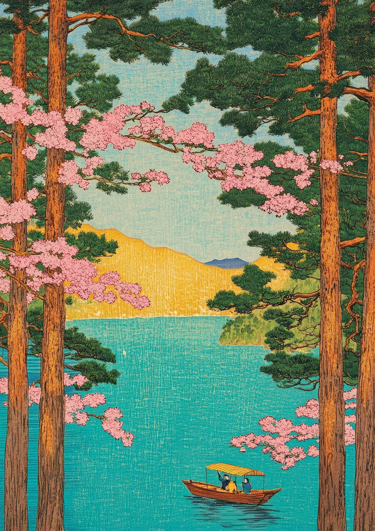 Blossoms Over the Lake