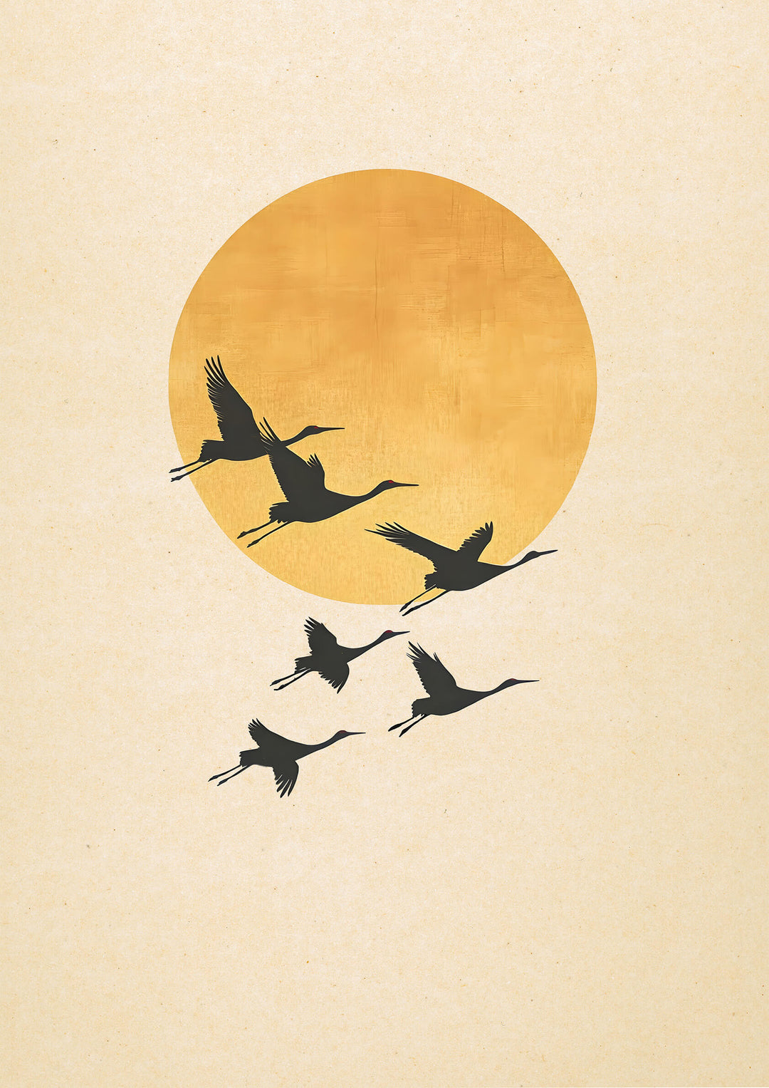 Cranes in Flight