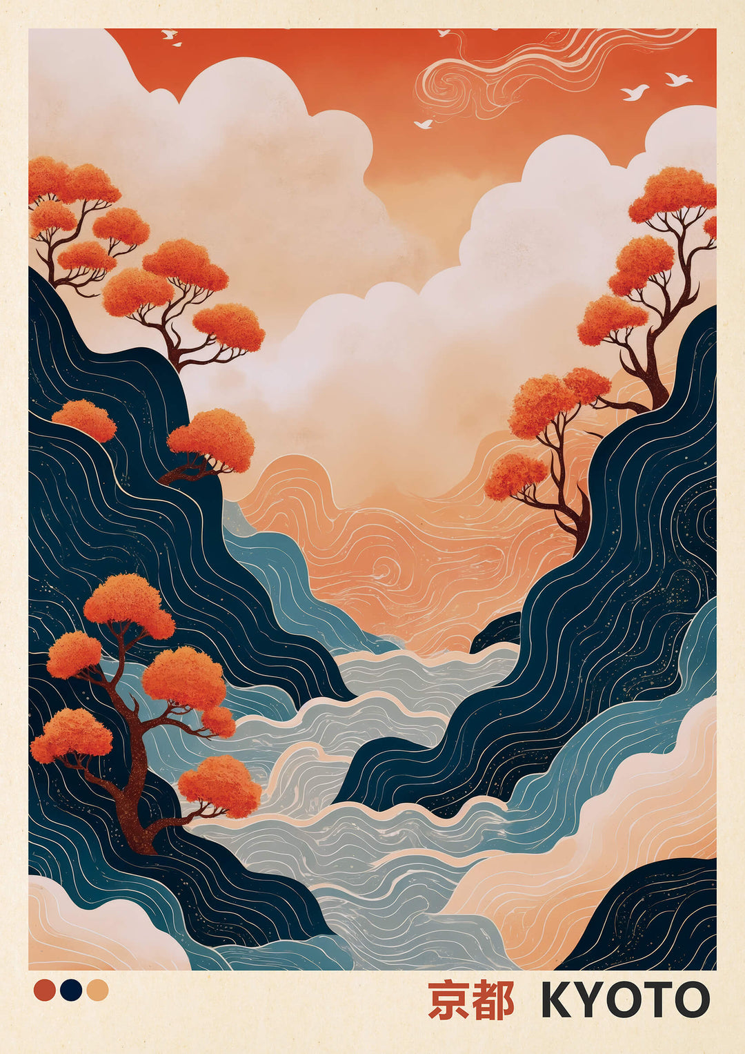 Kyoto Mountain River